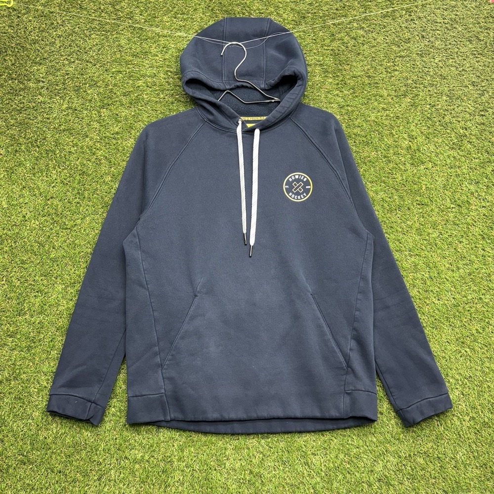 HOWIES Hockey Sweatshirt Mens Medium Pullover Hoodie Blue Tech Casual Drawstring